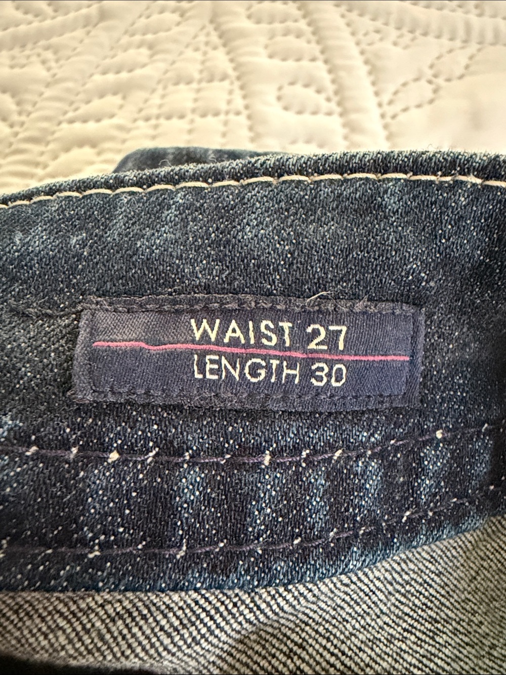 Vigoss Women's Faded Indigo Skinny Jeans with Embroidery - Picture 5 of 5